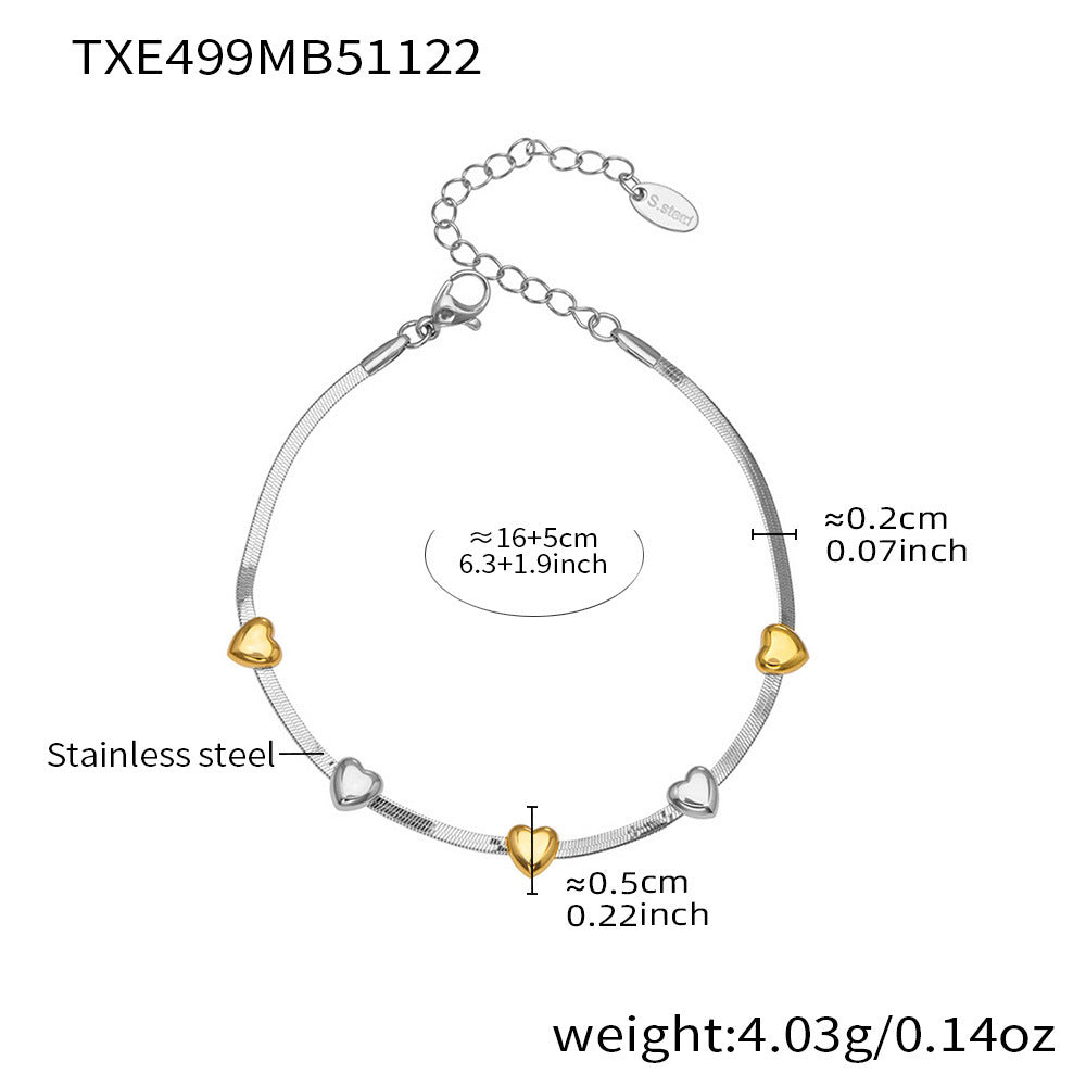 316L Stainless Steel Pavé Zircon Charm Blade Chain Jewelry - Image 11