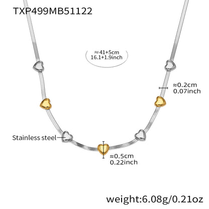 316L Stainless Steel Pavé Zircon Charm Blade Chain Jewelry - Image 9