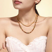 316L Stainless Steel Pave 3A Zircon Colorful Bracelet & Necklace Collection - Image 18
