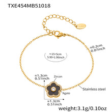 316L Stainless Steel Faceted Gemstone & Pave Clover Jewelry