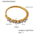 A031 Pave Band / Gold
