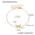 Gold / Butterfly Bracelet 16+5cm