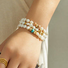 316L Stainless Steel 18K PVD Gold Pearl Bracelet made with 316L stainless steel and 18K PVD gold finish for wholesale jewelry buyers - image 3