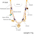Heart Pendant Necklace 43cm