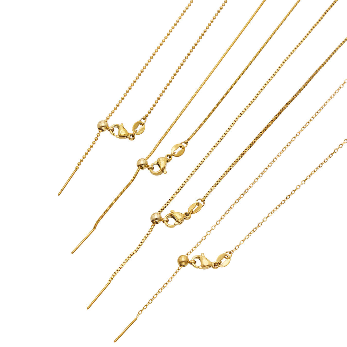 316L Stainless Steel 18K PVD Gold Pendant Necklace made with 316L stainless steel and 18K PVD gold finish for wholesale jewelry buyers - image 10