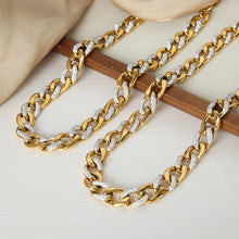 Close-up of the intricate design of the 316L stainless steel necklace