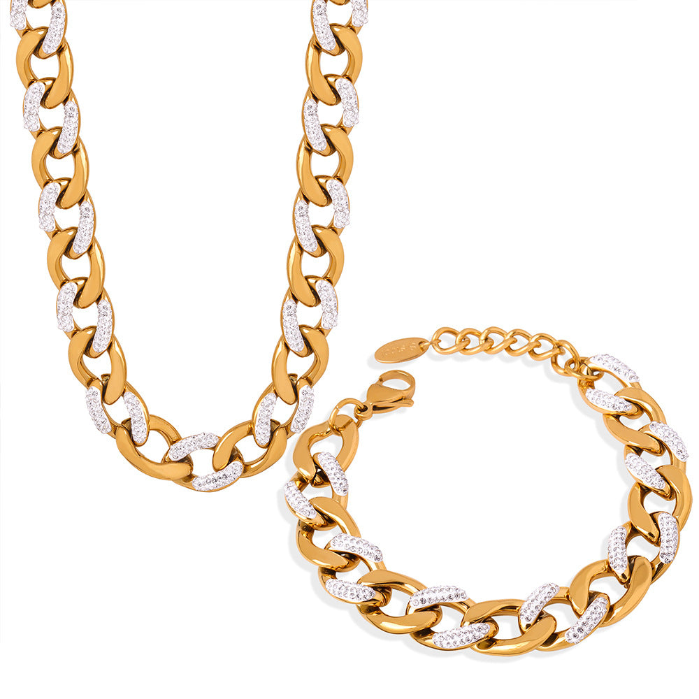 316L Stainless Steel 18K PVD Gold Pendant Necklace made with 316L stainless steel and 18K PVD gold finish for wholesale jewelry buyers - image 5