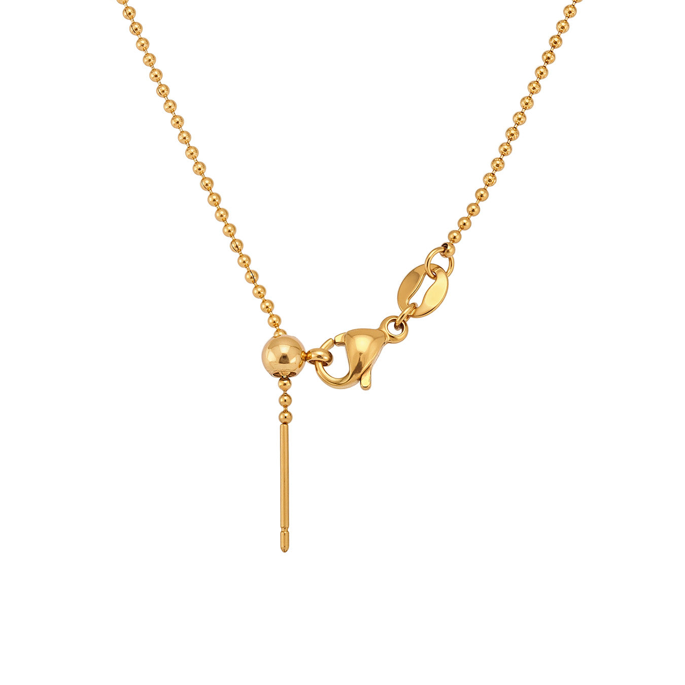 316L Stainless Steel 18K PVD Gold Pendant Necklace made with 316L stainless steel and 18K PVD gold finish for wholesale jewelry buyers - image 6