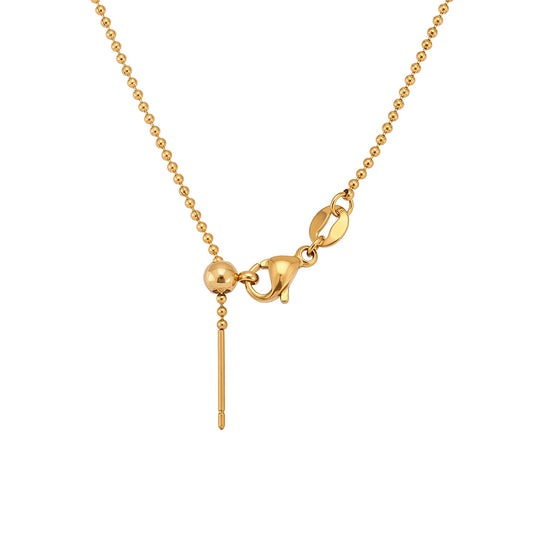 316L Stainless Steel 18K PVD Gold Pendant Necklace made with 316L stainless steel and 18K PVD gold finish for wholesale jewelry buyers - image 6