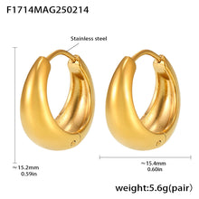 316L stainless steel Mixed Metal Two-Tone Teardrop Huggie Hoop Earrings color option display for wholesale earrings buyers