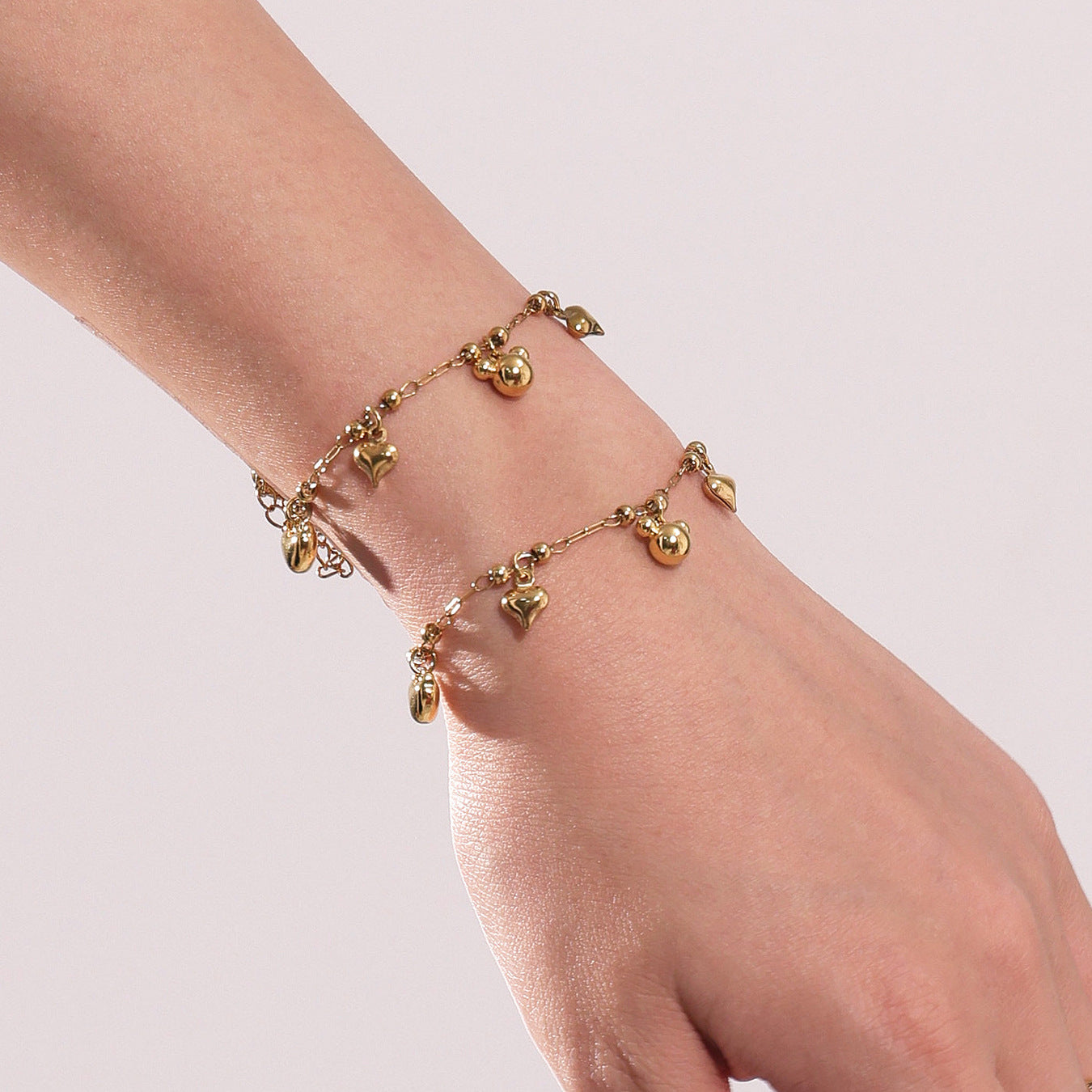 316L Stainless Steel Playful Bear & Elegant Y-Shape Tassel Necklace, Bracelet & Anklet - Image 1