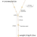 Gold / Y-Shape Necklace 41+5cm