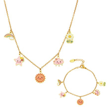 316L Stainless Steel Playful Enamel Sun Star Cloud Charm Jewelry Collection - Image 5