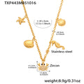 Gold / DIY Crab Necklace 41+5cm