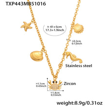 316L stainless steel Playful Ocean & Fruit Charm Collection main product view for wholesale jewelry buyers