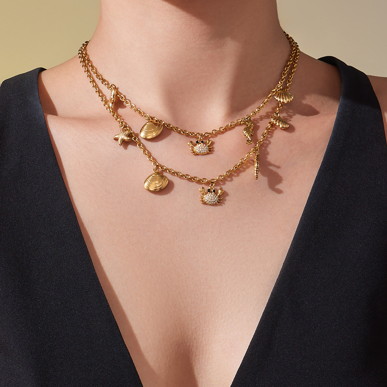 316L Stainless Steel Playful Ocean & Fruit Charm Collection - Image 17