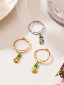 316L stainless steel Playful Ocean & Fruit Charm Collection color option display for wholesale jewelry buyers