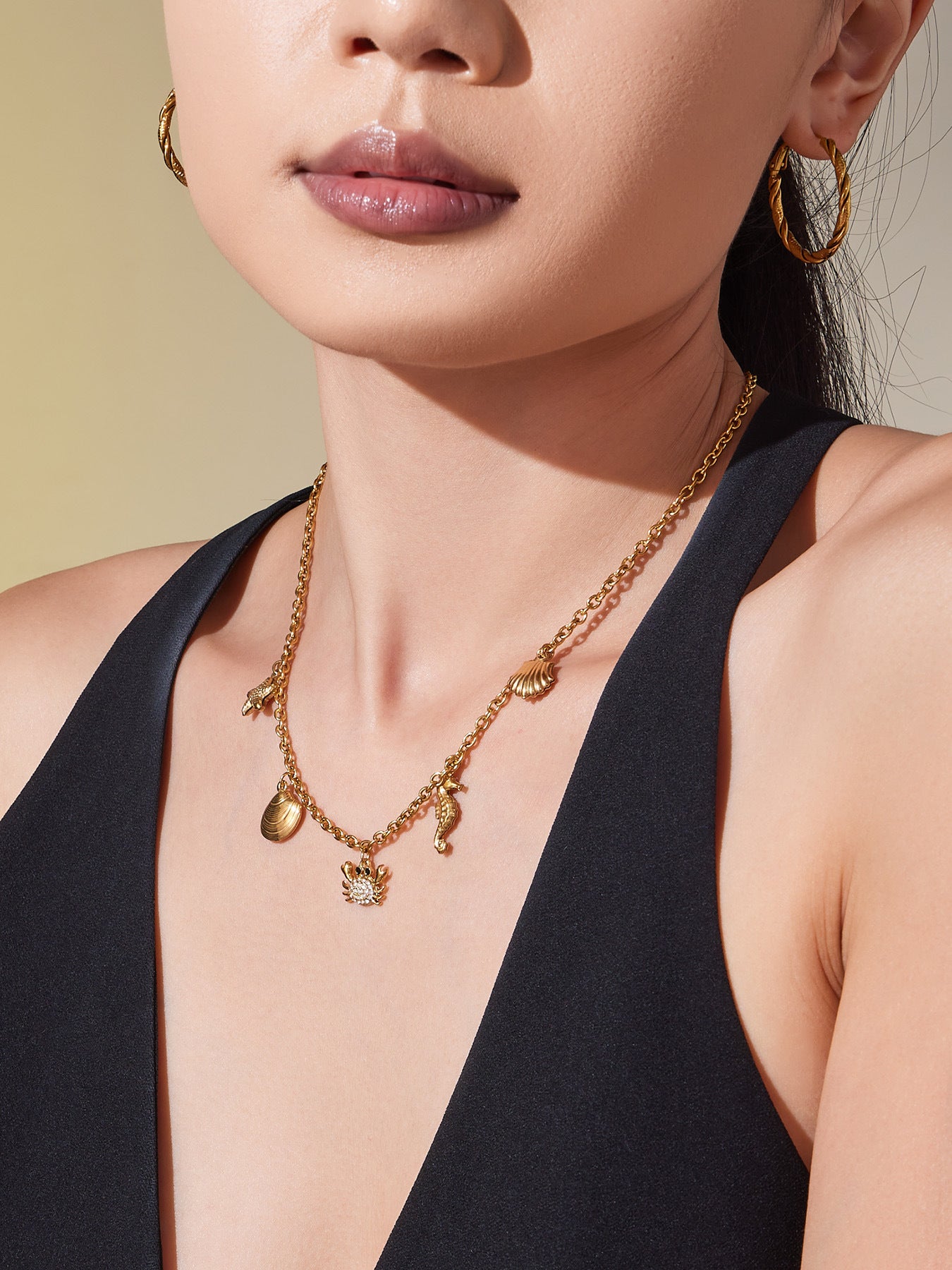 316L Stainless Steel Playful Ocean & Fruit Charm Collection - Image 3