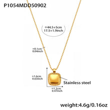 316L Stainless Steel PVD Plated Butterfly Mother-of-Pearl Clavicle Necklace - Image 6