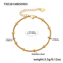 316L Stainless Steel Red Enamel Zircon Beetle Multi-Charm Necklace & Bracelet Set - Image 17