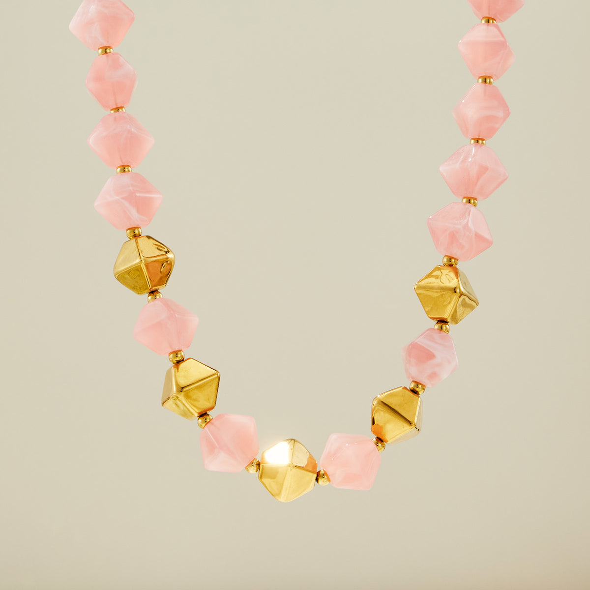 316L Stainless Steel 18K PVD Gold Resin Bracelet and Necklace Collection made with 316L stainless steel and 18K PVD gold finish for wholesale jewelry buyers - image 15