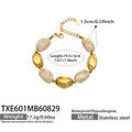 Bracelet / 牛骨色树脂Gold / 5cm