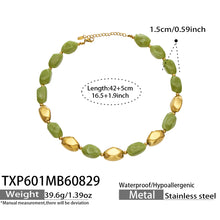 316L Stainless Steel 18K PVD Gold Resin Chain Bracelet & Necklace made with 316L stainless steel and 18K PVD gold finish for wholesale jewelry buyers - image 37