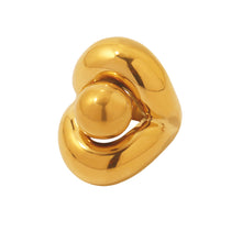 316L Stainless Steel 18K PVD Gold Ring made with 316L stainless steel and 18K PVD gold finish for wholesale jewelry buyers - image 6