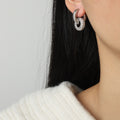 白钻Steel / Earrings