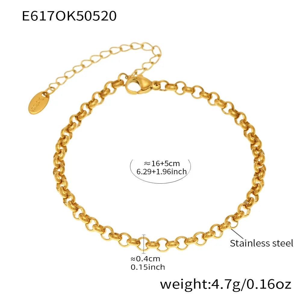 316L Stainless Steel Seaside Charm Bracelet & Pendant Collection - Image 10