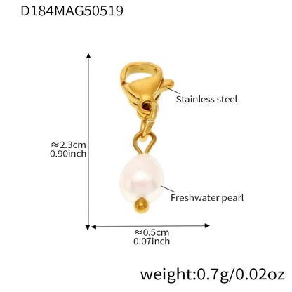 316L Stainless Steel Seaside Charm Bracelet & Pendant Collection - Image 11