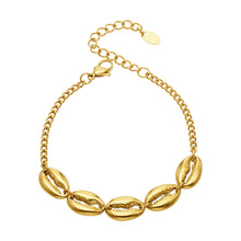 316L Stainless Steel 18K PVD Gold Shell Bracelet made with 316L stainless steel and 18K PVD gold finish for wholesale jewelry buyers - image 16