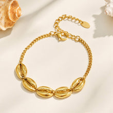 316L Stainless Steel 18K PVD Gold Shell Bracelet made with 316L stainless steel and 18K PVD gold finish for wholesale jewelry buyers - image 5