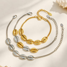316L Stainless Steel 18K PVD Gold Shell Bracelet made with 316L stainless steel and 18K PVD gold finish for wholesale jewelry buyers - image 6