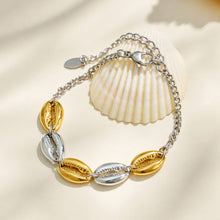 316L Stainless Steel 18K PVD Gold Shell Bracelet made with 316L stainless steel and 18K PVD gold finish for wholesale jewelry buyers - image 7