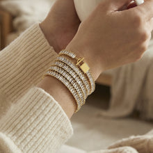 316L Stainless Steel 18K PVD Gold Simple Lock Bracelet made with 316L stainless steel and 18K PVD gold finish for wholesale jewelry buyers - image 3