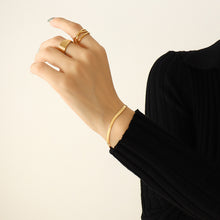 316L stainless steel Sleek Herringbone & Flat Chain Collection side detail view for wholesale necklace buyers