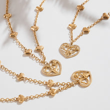 316L Stainless Steel Sparkling 5A Zircon Large Cut-Out Heart Pendant Necklace - Image 2