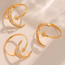 316L Stainless Steel Sparkling Celestial Zirconia Ring - Image 4