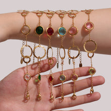 316L Stainless Steel Sparkling Czech Glass Round Bracelet - Image 11