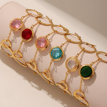 316L Stainless Steel Sparkling Czech Glass Round Bracelet - Image 8
