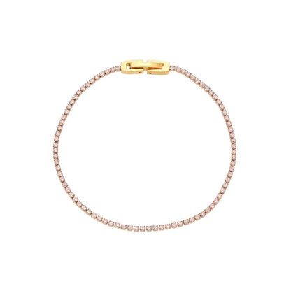 316L Stainless Steel Sparkling Pave Zircon Tennis Bracelet - Image 5