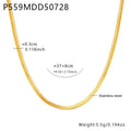 Gold / Necklace 37+8cm
