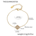 Gold / Four-Leaf Clover Bracelet 16+5cm