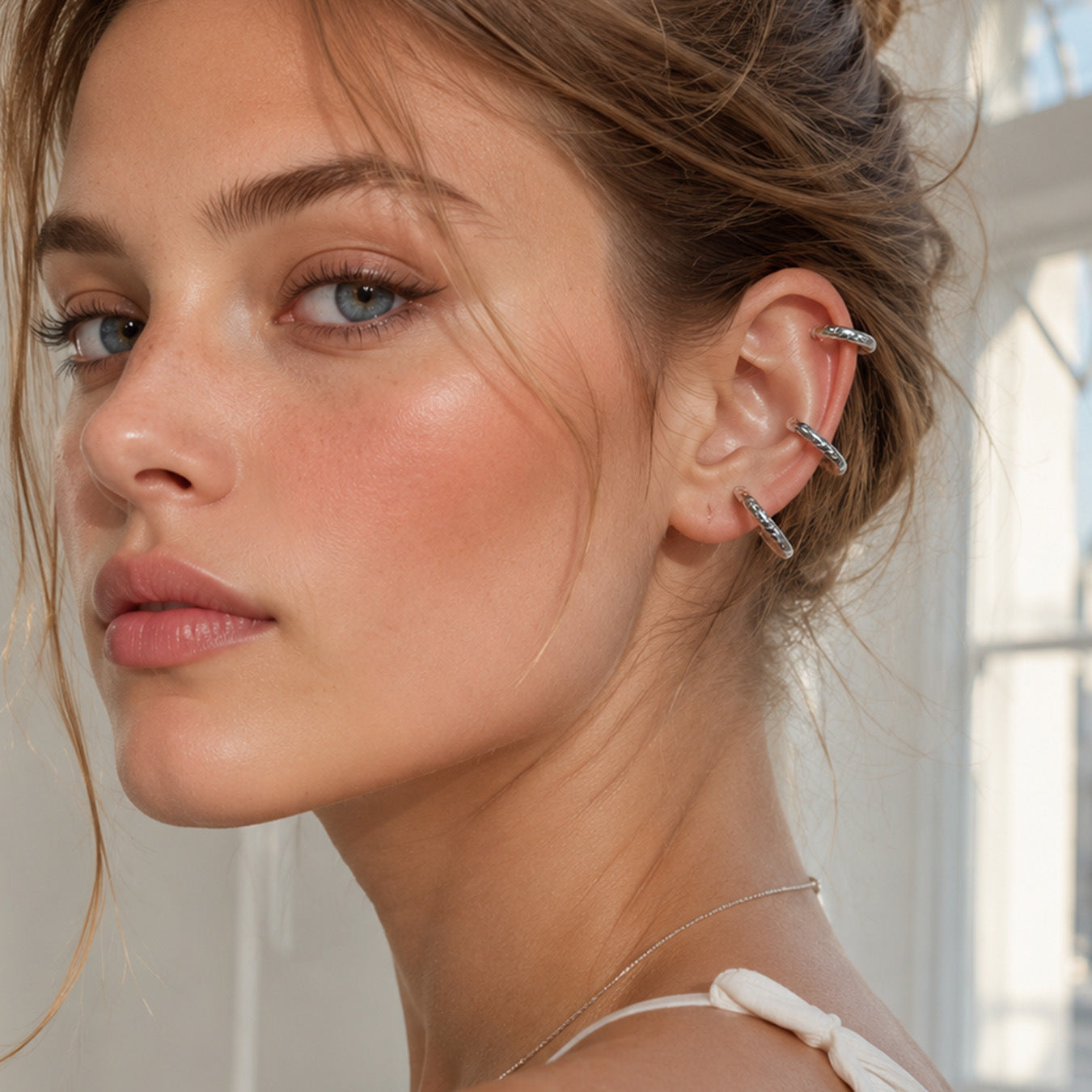 316L Stainless Steel 18K PVD Gold Spiral Earrings made with 316L stainless steel and 18K PVD gold finish for wholesale jewelry buyers - image 15