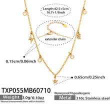 316L Stainless Steel 18K PVD Gold Star Moon Lightning Charm Bracelet made with 316L stainless steel and 18K PVD gold finish for wholesale jewelry buyers - image 9