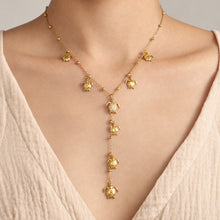 Close-up of Starfish Y Necklace detailing