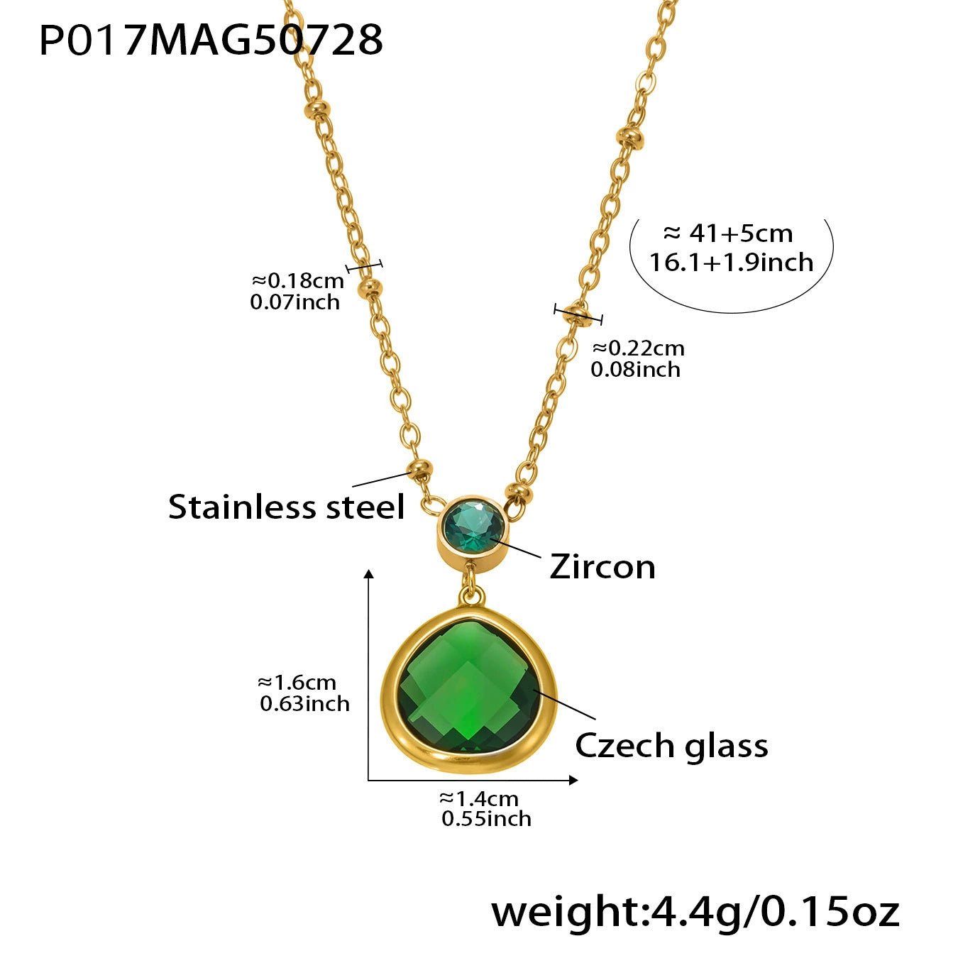 316L Stainless Steel Super Shiny 5A Zircon Heart Flower Necklace & Bracelet - Image 16