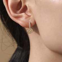 316L Stainless Steel Super Sparkling Zircon Heart Lucky Four-Leaf Clover Necklace Bracelet & Earrings Set - Image 8