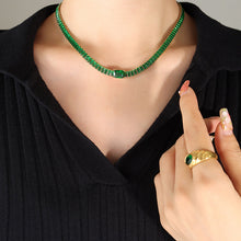 316L Stainless Steel Tarnish-Free Pavé Zircon Dainty Necklace & Bracelet Set - Image 13
